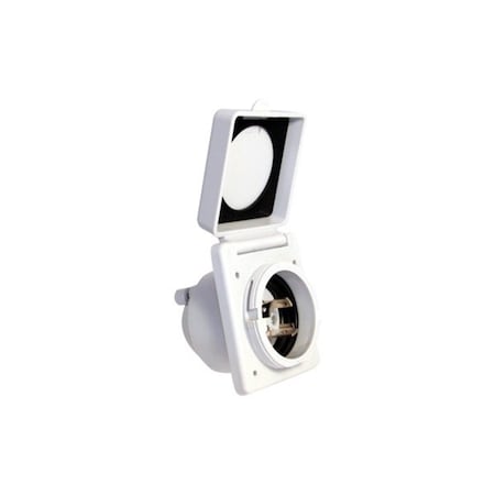 Valterra Mighty Cord A10-30INVP Power Inlet, White VLPA10-30INVP